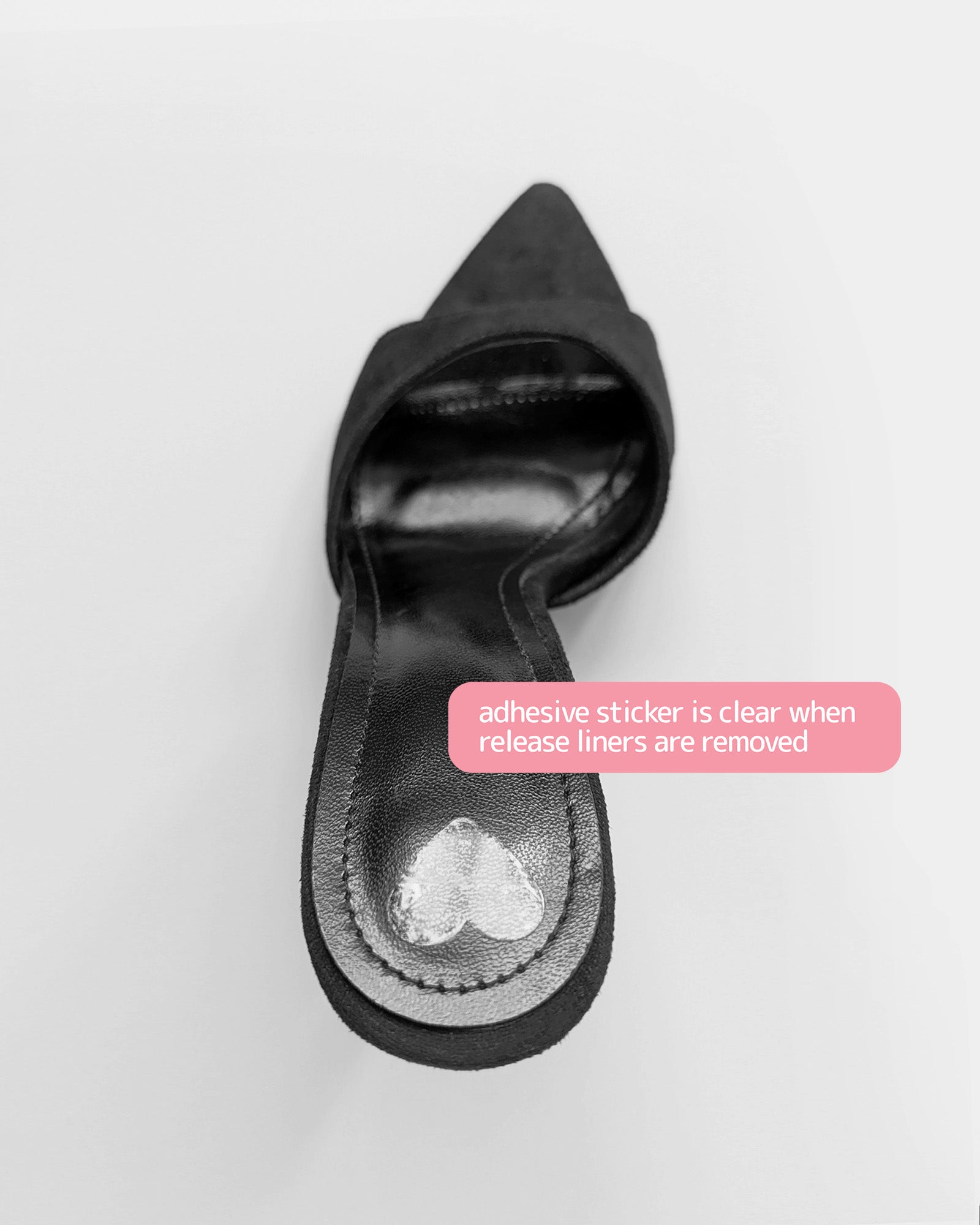 12 pieces - shoe stickers feet adhesive for heels and sandals ©