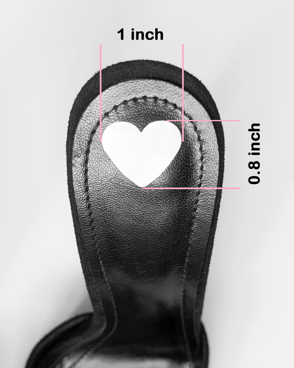 12 pieces - shoe stickers feet adhesive for heels and sandals ©